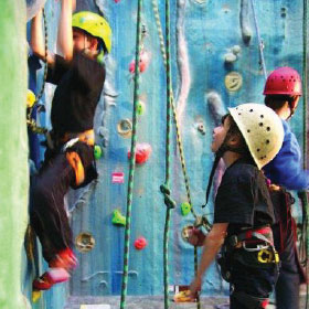 Wanborough Show Climbing Wall